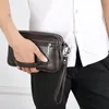 Kopplingsväska Högkvalitativa Mäns Business Wallet Real Leather Armband Pengar Första lager Cowhide Purse Plånböcker cigarettkorthållare