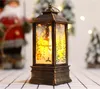 Najnowszy świąteczny ornament LED Lampa Święty Mikołaj Elk Lantern Przenośne Xmas Home Decoration Nowy Rok prezent dla przyjaciół