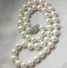 9-10mm Natural South Sea White Pearl Necklace Bracelet Earring Three-piece Set