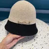 Four Seasons Women's Ins Bell-Hat Sticke Bell Hat Milk Silk Bucket-Hat Liten Strawhat Japanese Net Celebrity Korean Ver301o