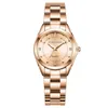 Wristwatches CHRONOS Watches For Women Round Stainless Steel Watch Quartz Rose Gold Bling Sale Ladies Gifts