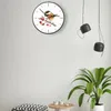 Horloges murales Horloge Mouvement silencieux Moderne Design Montre numérique Circulaire pour salon