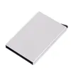 Fashion ID Holder Travel Mini Men Slim Business Card Case Male Money Clip Metallic Aluminium Alloy Small Wallets 9 Color