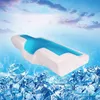 Oreiller en Gel en mousse à mémoire de forme papillon, été, refroidissement de la glace, santé, protection cervicale, Massage, oreillers orthopédiques, confort pour la maison, literie 270v