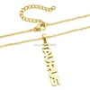 Letter Zodiac 12 Teken Kettingen 18K Roestvrij stalen Contrem Hanger Ketting Gold Chains Women Men Men Mode Sieraden Will en Sandy