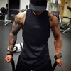 Muscleguysボディービルディング服ブランドフィットネスストリンガータンクトップメンズジムタンクトップシングレットスポーツウェアノースリーブシャツソリッドベスト210421