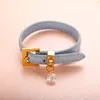Bangle Luxury Leather Bracelet For Women Men Adjustable Watch Belt Wristband With 8mm Rhinestone Female Male JewelleryBangle