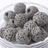6MM-20MM Volcanic Stone Fragrance Oil Diffuser Round Beads Aromatherapy Essential Oils Diffuse Loose Bead for Bracelet Necklace Magic Box