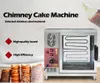 NP21 상업 전기 굴뚝 케이크 빵 오븐 3kw 아이스크림 옥수수 베이커 롤러 그릴 오븐 스낵 기계