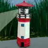 Solar Lamps Rotating Beam Fence Patio Decoration Fairy Home Outdoor Power IP67 Lawn Lighthouse Light Garden Lamp Ornament Led