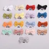 Dziewczynka Bowknot Barrettes Hair Klipy Księżniczki Dziewczyny Hairpin Barrette Dzieci Dziecko Akcesoria 17 kolorów