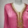 Vêtements ethniques musulman Abaya moyen-orient robe pour femmes diamant ruban dentelle dubaï Dashiki turc Eid printemps/été ample 2022