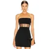 Summer Women Lace Mini Bandaż Dress Sexy Spaghetti Strap Black Hollow Out Club Celebrity Runway Party Vestidos 210423