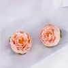Dekoracyjne kwiaty wieńce 5pcs/PCAK Piaskie Sztuczna sztuczna głowa kwiatowa na domowe zapasy w dekoracji ślubnej
