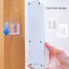 Hooks Rails Double-Sided Adhesive Wall Hanger Transparent Suction Cup Sucker Lagring Hållare för kök badrum grossist