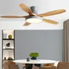 Noordse plafondventilator Lamp eetkamer woonkamer huishouden High Wind Lage Vloer 60 inch elektrische fans