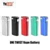 Authentic Yocan UNI Twist Box Mod 650mAh Vape Battery Portable Vaporizer VV Variable Volta Adjustable Diameter Holder Fit All 510 a29