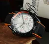 2021 New style Six stitches luxury mens watches All dial work Quartz Watch high quality Top Brand chronograph clock Rubber belt me289M