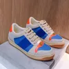 10A Spring Autumn Fashion Casual Shoes for Men and Women, Do Old Ing Lace Retro, Striped Ribbon Leather, Size 35-44