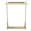 Women's clothing rack Commercial Furniture shopping mall clothes racks iron hanging cloth shelf landing custom