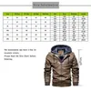 Leather Biker Designer Mens Jacket Fashion Motorcycle Jackets for Men Removable Hood Autumn Winter Pu Warm Coat Male Outwear Size S-4xl Tech Fleece UUZ7