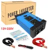 Akcesoria do samochodów GPS 4000W Inverter 12V 220 V 110 V DC do AC Solar Inversor 12 V Sine Wave Convertor Auto