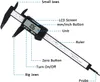 150mm 60 tums digital kalipermätningsverktyg Elektronisk mikrometer med stor LCD-skärm Auto-Off-funktion