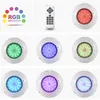 6w 12W RGB Led Waterproof Swiming Pool Light IP68 AC 12V 24V Underwater Lights For Fountains Ponds Green/Blue/Red/White/Warm D1.5