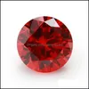 Loose Diamonds Jewelry 100Pcs/ Bag M Round Cut 5A Zircon Beads Gem Hig Quality Cubic Diy Vvs Gemstones Findings Wholesale 12 Colors Availabl