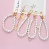 Retro Beauty Head Keychain Pearl Small Gift For Airpods Pro 1 2 Earphone Case Chain Ornaments Keyring Round Pendant G1019