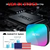 Wysyłka z USA HK1 Amlogic S905X3 Tv, pudełko Android 9.0 Smart 1000m lan 8K 4GB RAM 32GB Rom czterordzeniowy