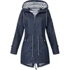 Trench feminina Coats 5xl de tamanho grande feminino Mulheres jaqueta windbreaker