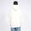 Men's Hoodies Back luminous skull over size loose silhouette pure cotton fleece hooded Pullover