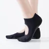 Kokossi Terry Halter Yoga Çoraplar Koğa Konforlu Döşemesiz Anti-Slip PVC Deri dostu Instep Açılış Dans Fitness Sports