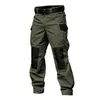 Pantaloni cargo tattici militari da uomo Pantaloni da combattimento verde militare Multi tasche Uniforme grigia Paintball Airsoft Autunno Abbigliamento da lavoro 211201