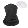 Capa de pescoço de lenço de cabeça multifuncional com filtro de segurança Lavável lenços À prova de ventosas gorros chapéu de caminhada lenços bandana y1020