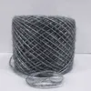 1PC Quality New 250g Beautiful Plush 70% Merino Wool Metallized Yarn Skein Thick Crochet Knitting Gold Silver Silk Thread Z3936 Y211129