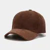 LDSLYJR 2021 Autumn e inverno vellutoy Solido Casquette Cappelli da baseball Cappelli a snapback regolabili per uomini e donne 339521497