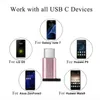 6 Colors Aluminium Alloy Micro USB To Type C Adapter Converter Connector For Phone Tablet With Lanyard Phone Accessories