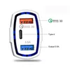 3 Port Car Charger 35A USB QC30 PD Typec USBC Snel opladen voor telefoon 11 12 13 Pro Max Xiaomi Huawei Samsung Quick Cars Charge3846374