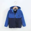 Chaqueta polar de otoño para niños, abrigos con capucha para niñas, abrigos gruesos de manga larga para niños, ropa de abrigo cálida para niños de 2 a 14 años, ropa 211204