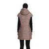 Bureau court Femmes Down Veste Lady Manteau matelassé Coton Hood Parka Fluff Vest Vêtements Utral Lisse Léger Top 17-32 211008