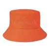 Voyage pêcheur loisirs seau chapeaux couleur unie mode hommes femmes haut plat large bord été casquette pour Sports de plein air visière DB877