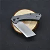 Special Offer KS 3445 Flipper Folding Knife 8Cr13Mov Satin Tanto Blade Stainless Steel Handle Ball Bearing Folder Knives With Retail Box