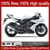 Kawasaki Ninja ZX1000 C 1000CC ZX1000C 08-10 Bodywork 56NO.124 ZX 10R ZX10 10 R 1000 CC ZX-10R Pearl White 2008 2009 2010 ZX10R 08 09 09 10オートバイフェアリング