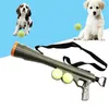 Pet Oyuncak Gun Eğitim Köpek Launcher Gun Uzaktan Hızlı Sight Eğitici Oyuncak Tenis Launcher