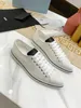 Mode Casual Skor Äkta läder Mesh sneakers i bomull gabardin sula tjocklek 2,5 cm Utomhus Sneakers med box