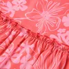 Корейский винтажный цветочный принт y2k милые юбки летние эстетические шикарные 90-х