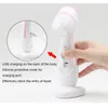 3 In 1 Electric Cleansing Brush Rotating Facial Massager Spa System Deeply Clean and Remove Blackheads