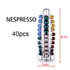 40 Cups Pods Roterende Rack Koffie Capsule Stand Nespresso Capsules Opslag Shelve Organisatiehouder